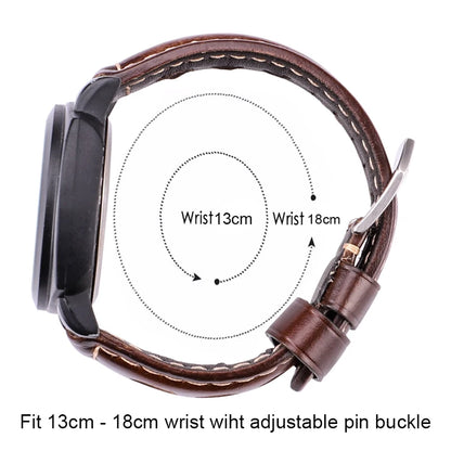 4 couleurs peau de vache bracelet de montre Vintage en cuir véritable 20mm 22mm 24mm bracelet de montre femmes hommes mode bracelet de montre ceinture avec boucle ardillon