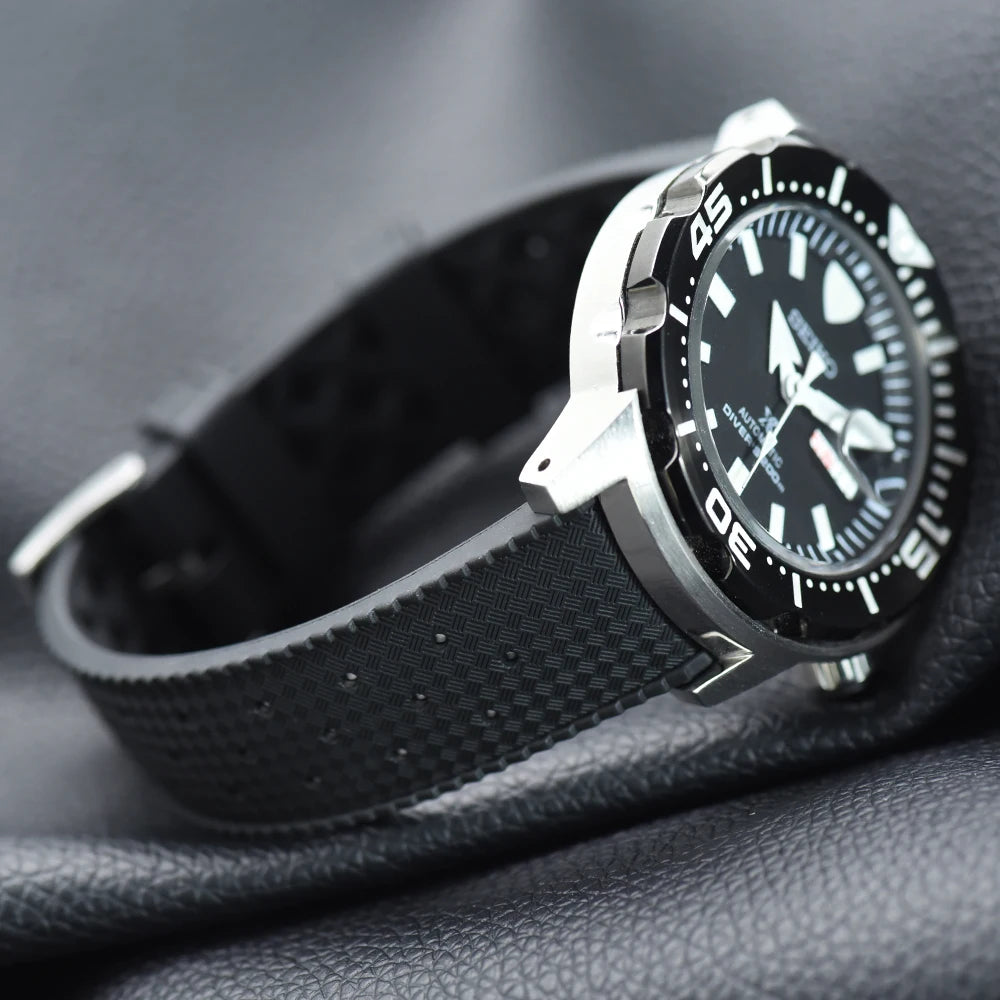 Premium FKM Rubber Watch Band Quick Release 18mm 20mm 22mm 24mm Rubber Watch Strap Smart Watch Bracelet