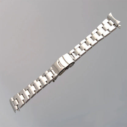 Bracelet en acier inoxydable solide Huître pour plongée sous-marine, double structure de verrouillage de sécurité, SKXHouseSKX009, 22mm