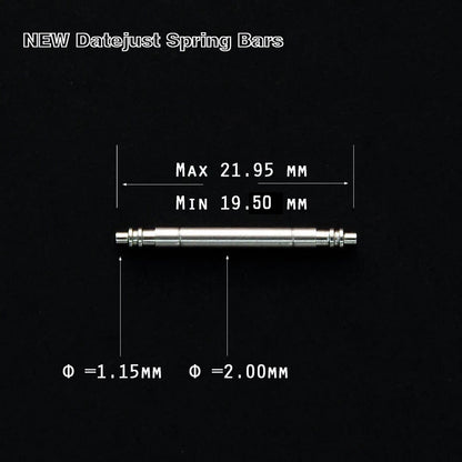 Stainless Steel Spring Bars, for New Datejust Submarine Gstuff Explorer, 10 Pieces, 20mm