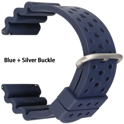 Bracelets de montre en caoutchouc à dégagement rapide, 20mm 22mm 24mm, accessoires de montre, Bracelet de montre de Sport Orange, ceinture de montre intelligente pour Casio