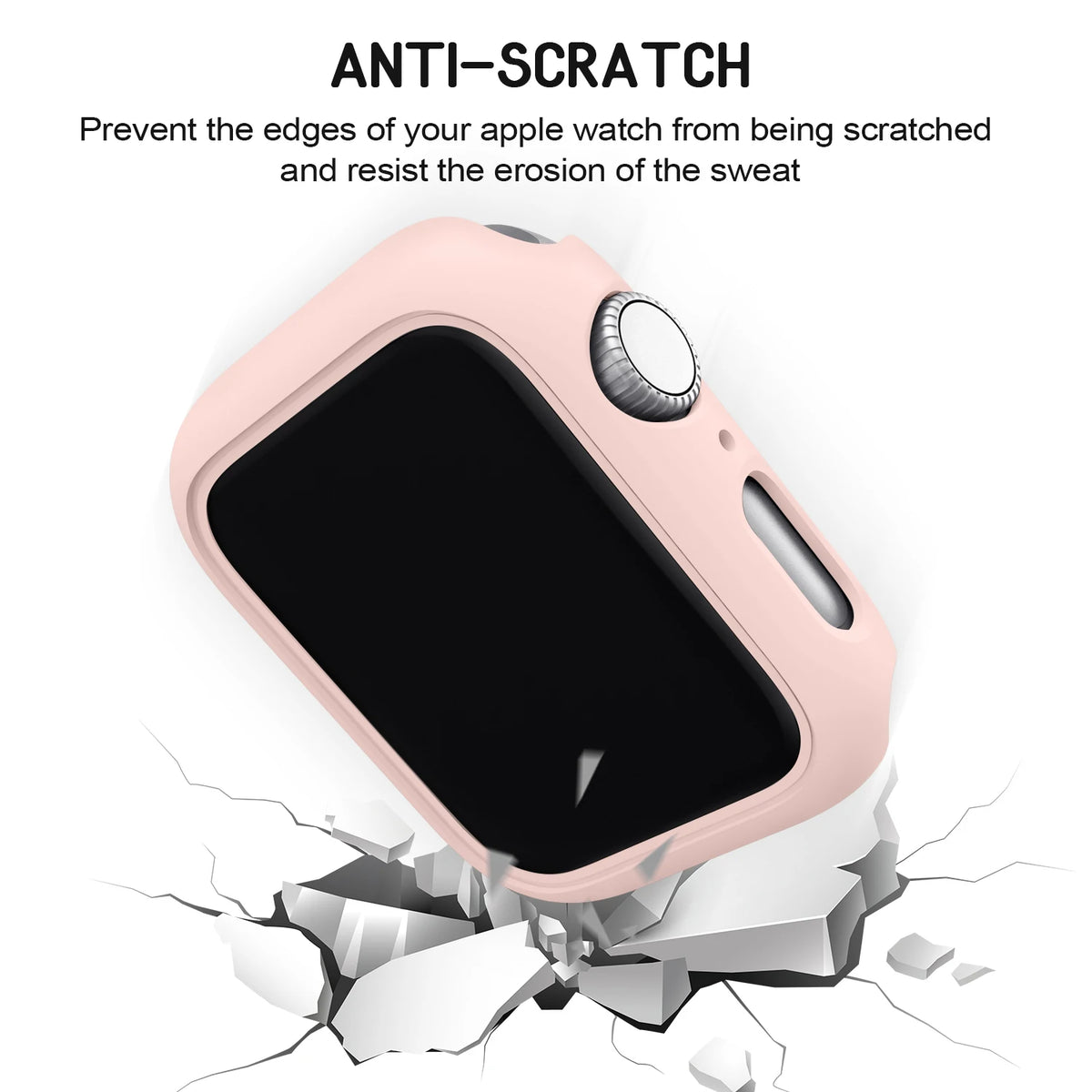 Étui de protection mat à la mode pour Apple Watch SE, coque rigide pour cadre iWatch 7 6 5 4 3 PC 41mm 44mm 38mm 42mm 45mm