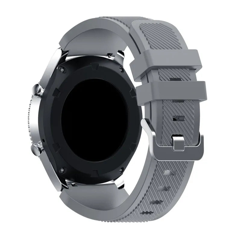 22mm soft silicone strap for Samsung Galaxy Watch 3 46mm Gear S3 Huawei Watch GT GT2 46mm comfortable strap for Amazfit GTR 47mm