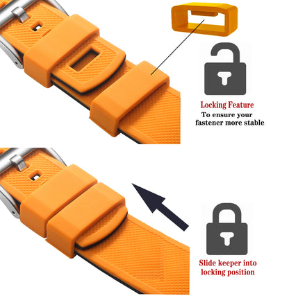 Bracelet de montre en Silicone de qualité supérieure, 18mm 20mm 22mm, à dégagement rapide, en caoutchouc, de remplacement
