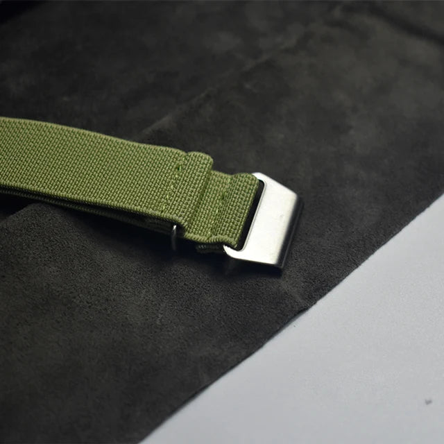 Bracelet de Montre en Nylon artificiel astique, Sac de Parachute, Troupes Françaises, 18mm, 20mm, 22mm