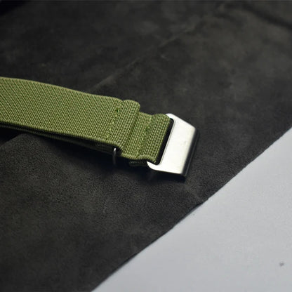 Bracelet de Montre en Nylon artificiel astique, Sac de Parachute, Troupes Françaises, 18mm, 20mm, 22mm
