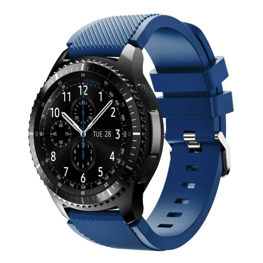 22mm soft silicone strap for Samsung Galaxy Watch 3 46mm Gear S3 Huawei Watch GT GT2 46mm comfortable strap for Amazfit GTR 47mm
