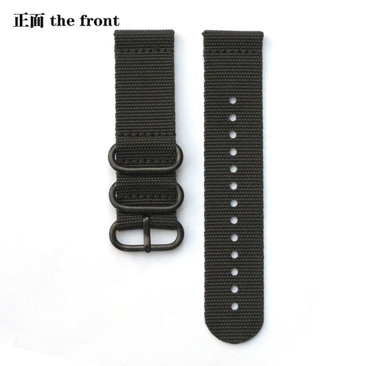 Cinturino per orologio a doppio strato in nylon intrecciato da 24 mm per Suunto 9 Traverse, Smart Watch, accessori