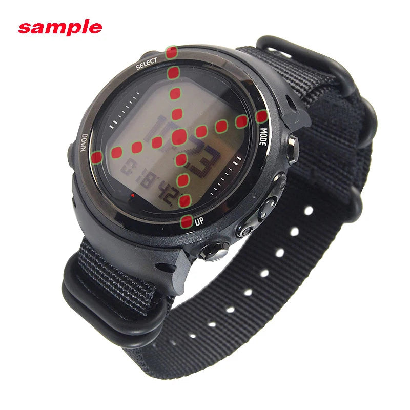 For Suunto D4 D4i Dive Computer Watch Nylon Strap + ABS Adapters + Screw Bars