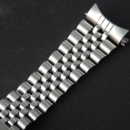 Bracelet en acier inoxydable solide Huître pour plongée sous-marine, double structure de verrouillage de sécurité, SKXHouseSKX009, 22mm