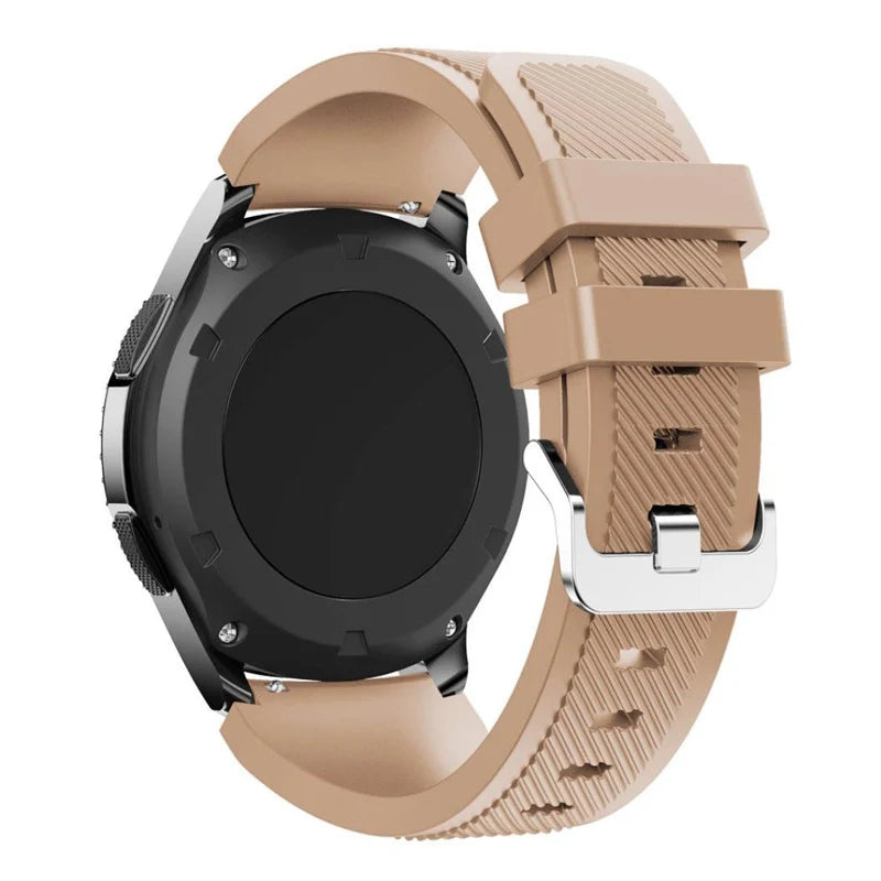 22mm soft silicone strap for Samsung Galaxy Watch 3 46mm Gear S3 Huawei Watch GT GT2 46mm comfortable strap for Amazfit GTR 47mm