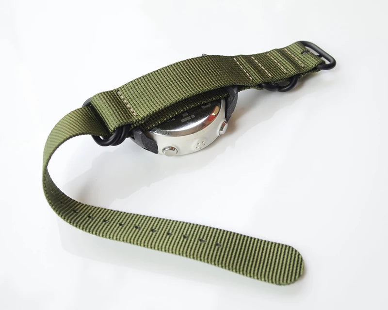 For Suunto D4 D4i Dive Computer Watch Nylon Strap + ABS Adapters + Screw Bars