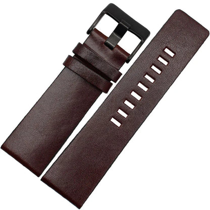 22 24 26 28 30mm 32mm Leather Watch Strap for Diesel Watch, Wristwatch Band for DZ4343 DZ7293 DZ7333