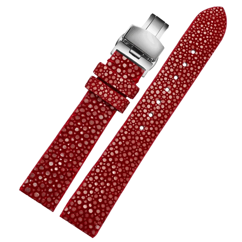 16mm bracelet de montre en cuir véritable bracelet de montre mode vert coloer rouge coloer noir coloer pour femmes bracelets de montre papillon