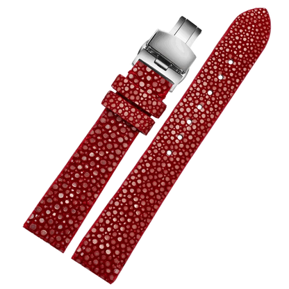 16mm bracelet de montre en cuir véritable bracelet de montre mode vert coloer rouge coloer noir coloer pour femmes bracelets de montre papillon
