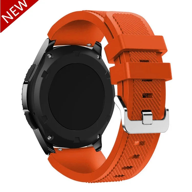 22mm soft silicone strap for Samsung Galaxy Watch 3 46mm Gear S3 Huawei Watch GT GT2 46mm comfortable strap for Amazfit GTR 47mm