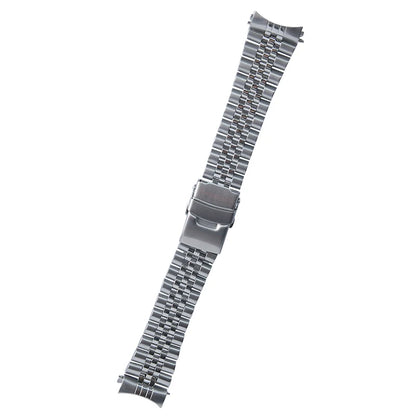 Bracelet en acier inoxydable solide Huître pour plongée sous-marine, double structure de verrouillage de sécurité, SKXHouseSKX009, 22mm