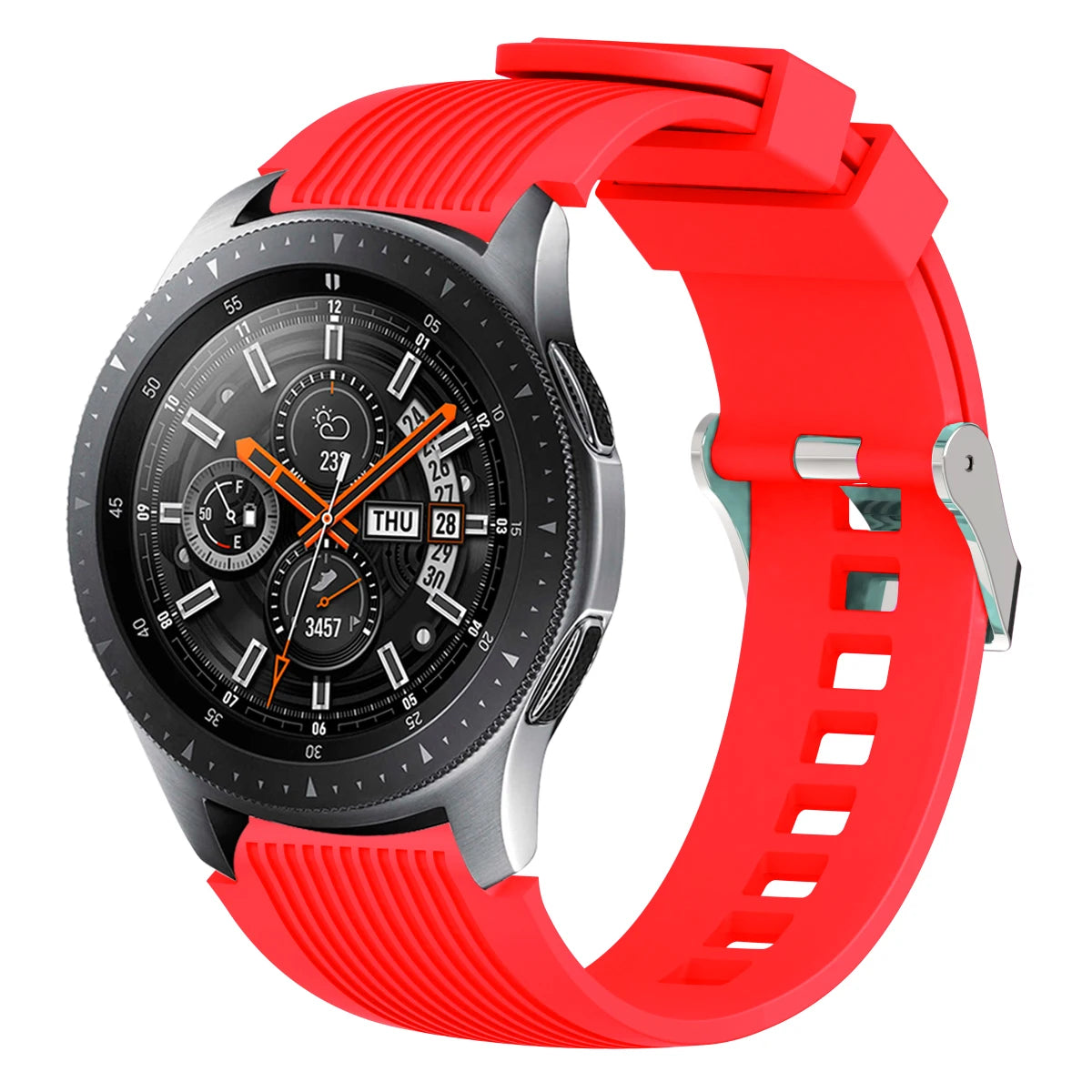 22mm soft silicone strap for Samsung Galaxy Watch 3 46mm Gear S3 Huawei Watch GT GT2 46mm comfortable strap for Amazfit GTR 47mm
