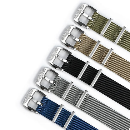 San Martin High Quality Nylon Military Pilot Watch Strap 20mm 22mm Universal Type Sport Paratrooper Bracelet Watch Parts