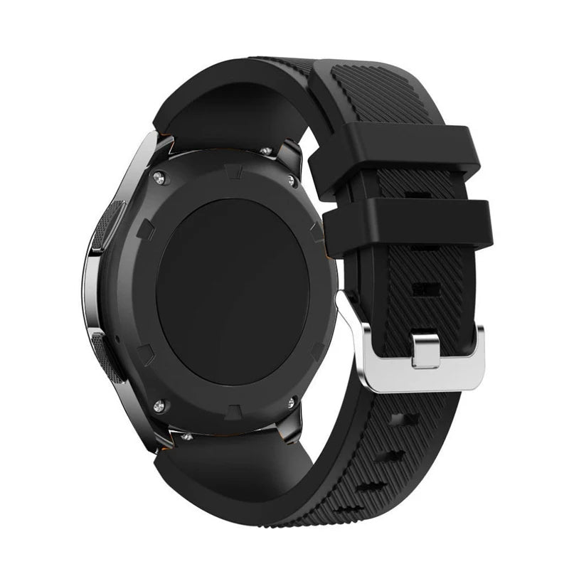 22mm soft silicone strap for Samsung Galaxy Watch 3 46mm Gear S3 Huawei Watch GT GT2 46mm comfortable strap for Amazfit GTR 47mm