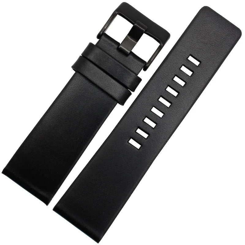 22 24 26 28 30mm 32mm Leather Watch Strap for Diesel Watch, Wristwatch Band for DZ4343 DZ7293 DZ7333