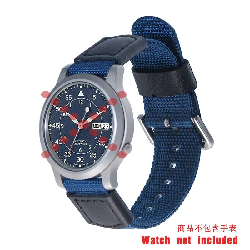 18mm 20mm 22mm Nylon Watch Strap, for Huawei Watch GT Samsung Galaxy Watch Bands