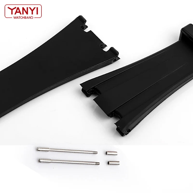 High Quality 28mm Rubber Watch Strap for AP 15703 26470SO Royal Oak Offshore Men's Sports Watch Band