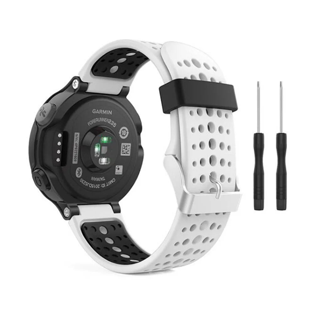 Cinturino per orologio Garmin Forerunner 235 235 Lite 735XT, cinturino in silicone per Forerunner 220 230 620 630