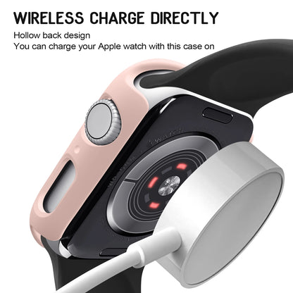 Étui de protection mat à la mode pour Apple Watch SE, coque rigide pour cadre iWatch 7 6 5 4 3 PC 41mm 44mm 38mm 42mm 45mm