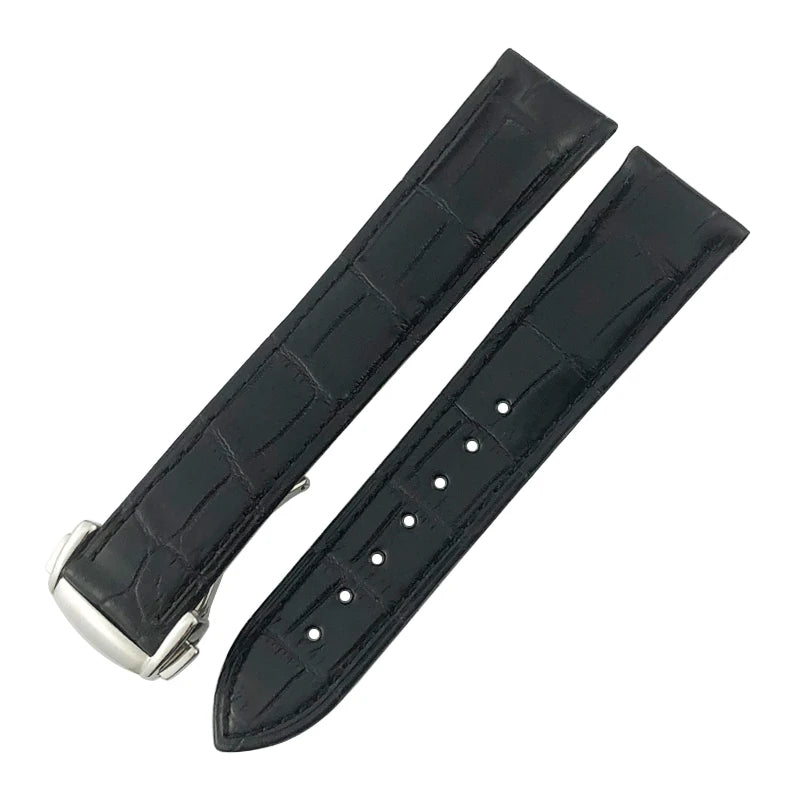 Bracelet De montre en cuir Crocodile, adapté pour Omega De Ville coaster Constellation 18mm 19mm 20mm 21mm 22mm, bracelet en peau d'alligator véritable