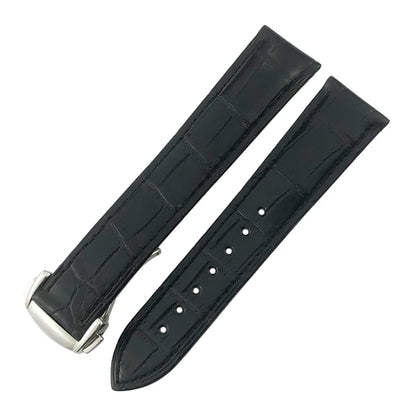 Bracelet De montre en cuir Crocodile, adapté pour Omega De Ville coaster Constellation 18mm 19mm 20mm 21mm 22mm, bracelet en peau d'alligator véritable