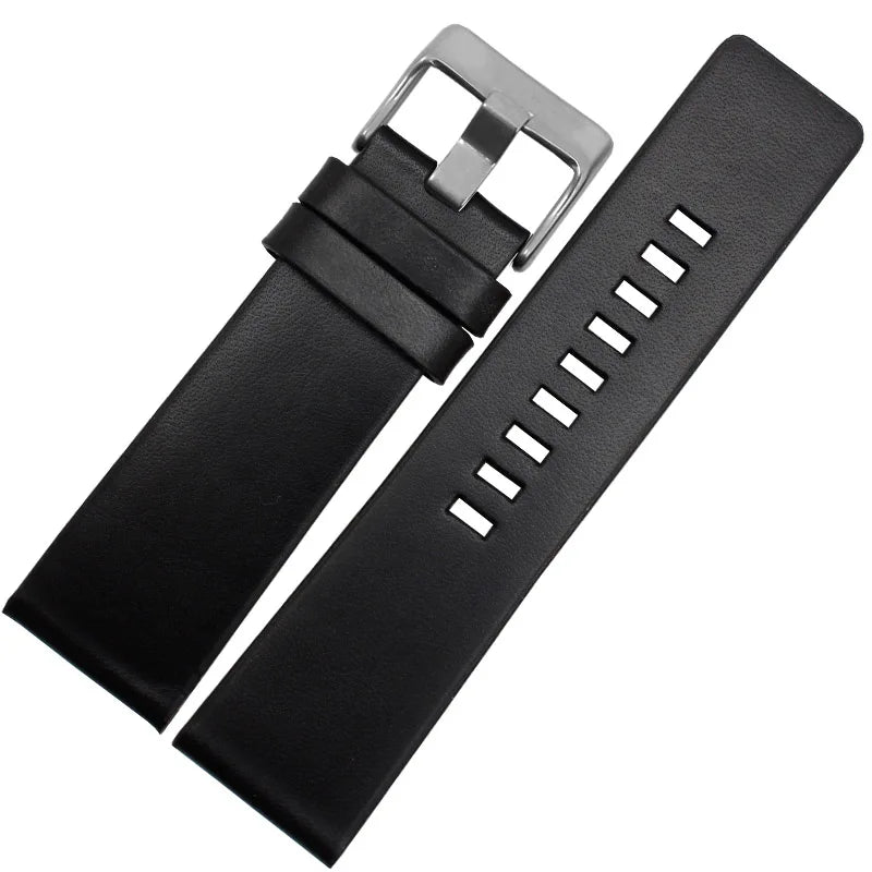 22 24 26 28 30mm 32mm Leather Watch Strap for Diesel Watch, Wristwatch Band for DZ4343 DZ7293 DZ7333