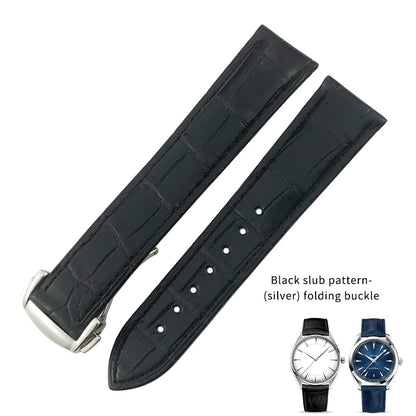 Bracelet De montre en cuir Crocodile, adapté pour Omega De Ville coaster Constellation 18mm 19mm 20mm 21mm 22mm, bracelet en peau d'alligator véritable