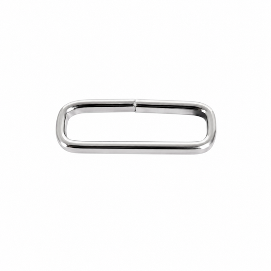 Polished Mirror Stainless Steel Loop for NATO & Nylon Watch Strap - 1 Pc