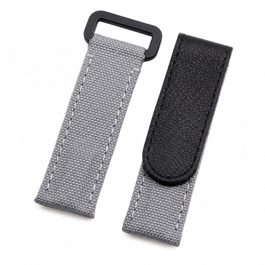 Bracelet Montre Scratch en Toile de Voile & Cuir - Universel