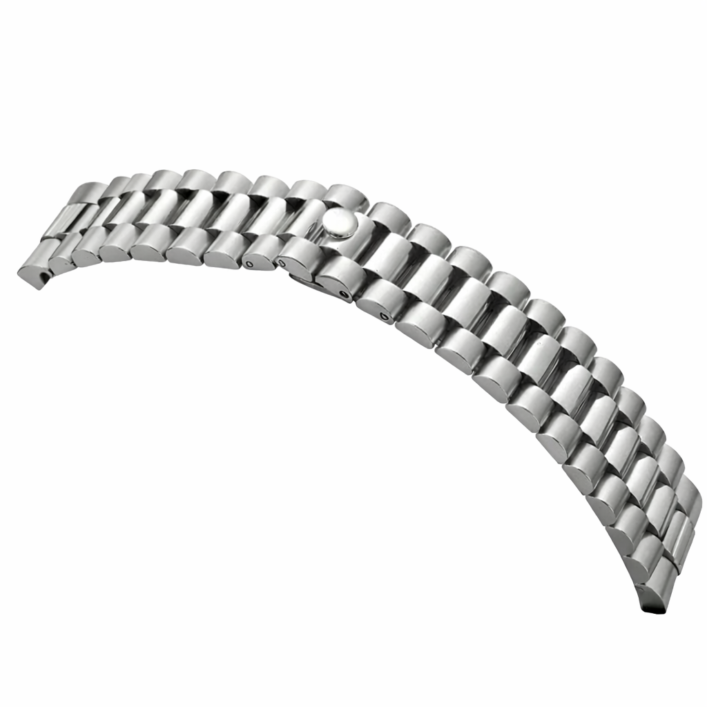 Cinturino per Orologio in Acciaio 316L per Rolex - 20mm Massiccio / Curvo