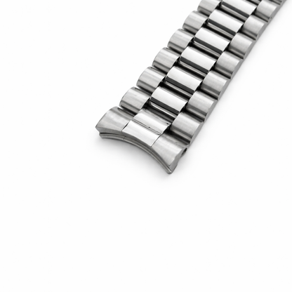 Masar Bracelet Montre Acier 316L pour Rolex - Or 20mm Massif / Courbé