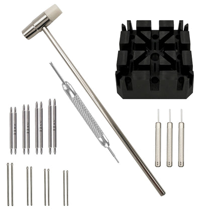 Masar Kit – Outils pour Ajuster la Taille du Bracelet de Montre (Maillons) – Barres à Ressort