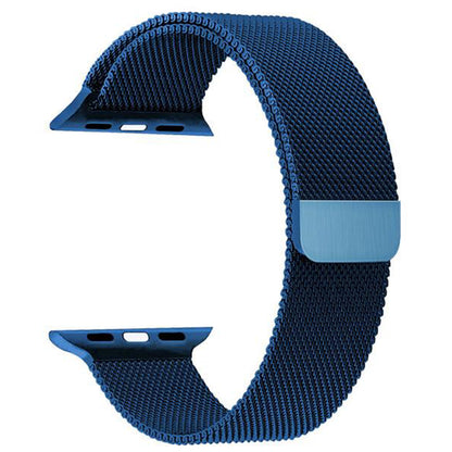Bracciale Milanese Loop - Compatibile con Apple Watch - Acciaio inossidabile - 9 colori tra cui scegliere