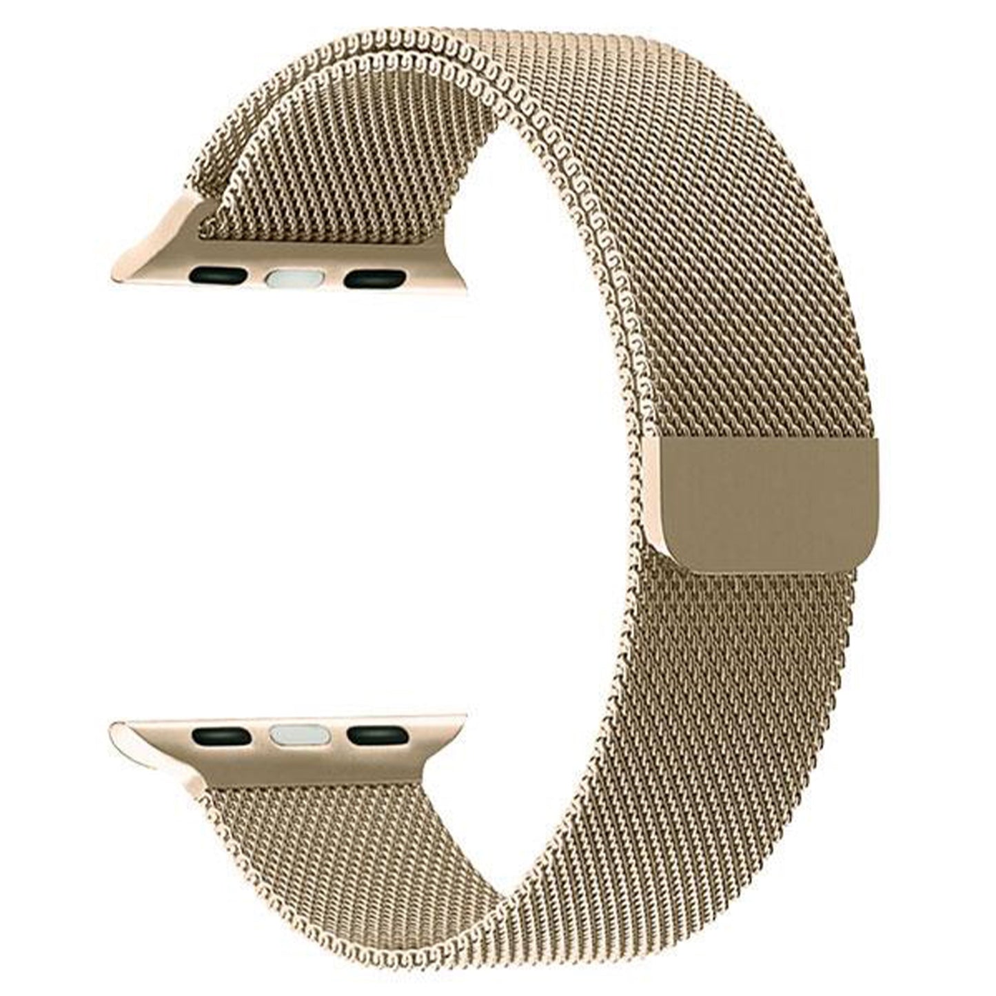 Masar Bracelet Milanais Compatible avec Apple Watch - Band Mesh - Acier Inoxydable
