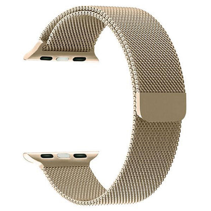 Masar Bracelet Milanais Compatible avec Apple Watch - Band Mesh - Acier Inoxydable