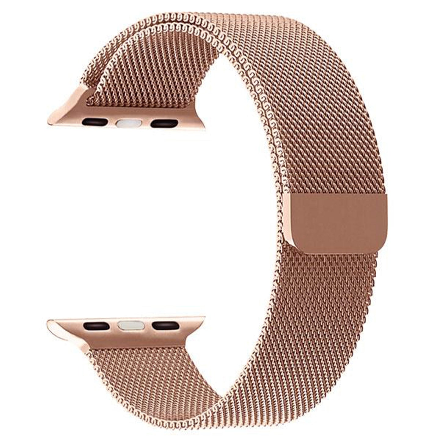 Masar Bracelet Milanais Compatible avec Apple Watch - Band Mesh - Acier Inoxydable