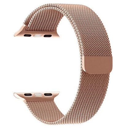 Masar Bracelet Milanais Compatible avec Apple Watch - Band Mesh - Acier Inoxydable