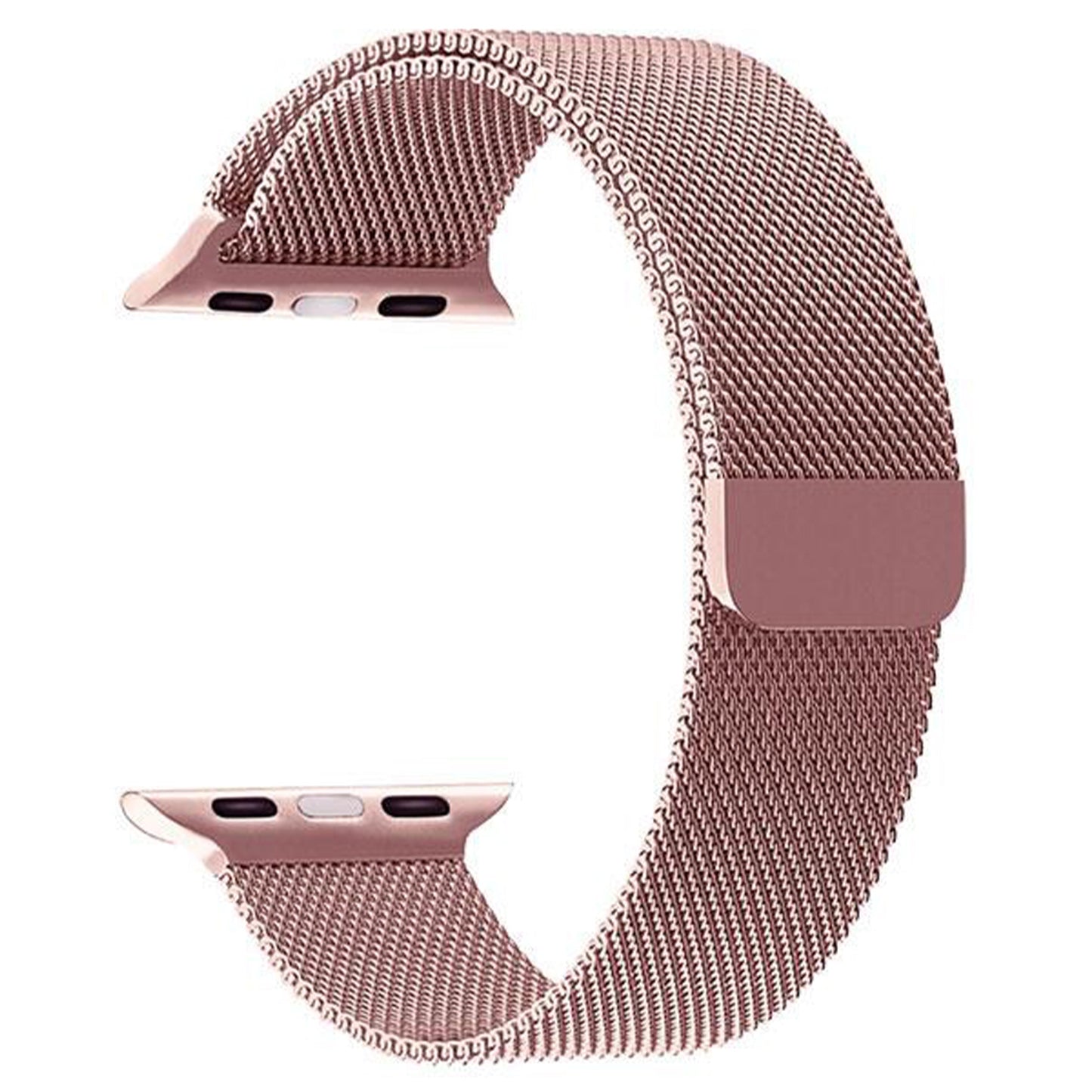 Masar Bracelet Milanais Compatible avec Apple Watch - Band Mesh - Acier Inoxydable
