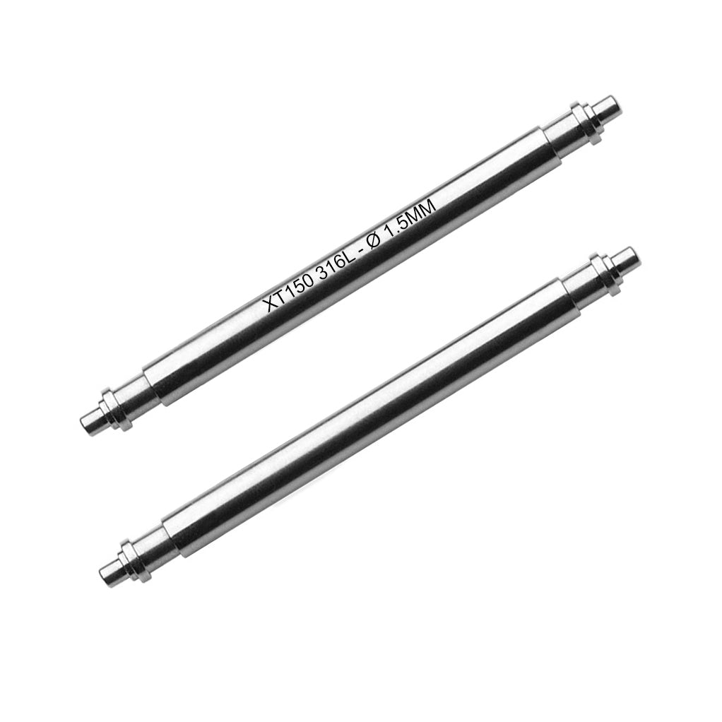 Pasadores de resorte compatibles con Rolex de 14 mm a 24 mm XT Ø 1,5 mm - Acero inoxidable 316L - 0,8 mm - 2 uds.