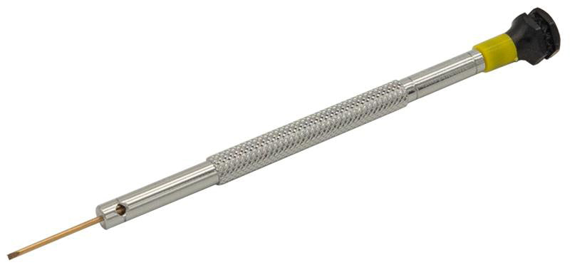 Tournevis Horloger Plat ou Lames béryllium/cuivre - XT Premium - 100% Antimagnétique - Fabriqué en France