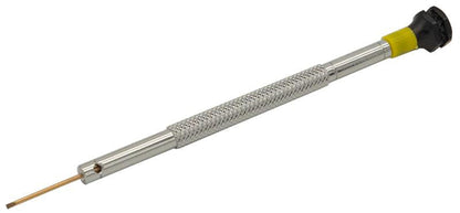 Tournevis Horloger Plat ou Lames béryllium/cuivre - XT Premium - 100% Antimagnétique - Fabriqué en France