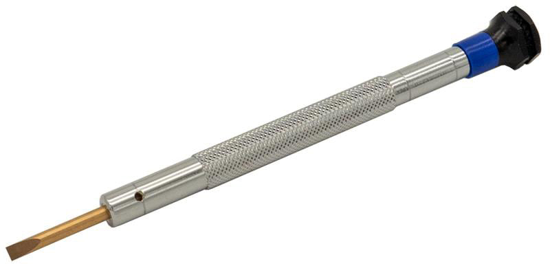 Tournevis Horloger Plat ou Lames béryllium/cuivre - XT Premium - 100% Antimagnétique - Fabriqué en France