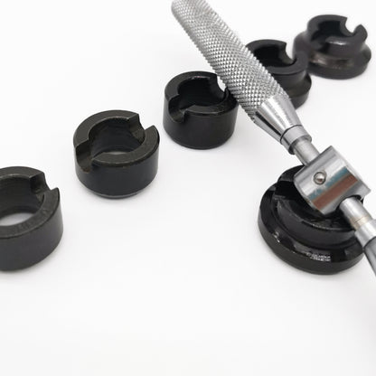 Watch Case Opener Key Kit Compatible with Rolex Oyster Among Others - 6 Nylon Dies