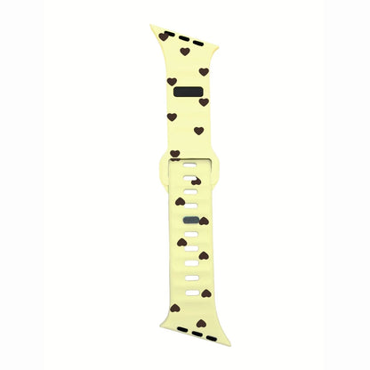 Irregular Silicone Strap for Apple Watch, 40mm 41mm 44mm 45mm 46mm 42mm, Correa, iWatch Series 11 10 9 8 7 SE Ultra